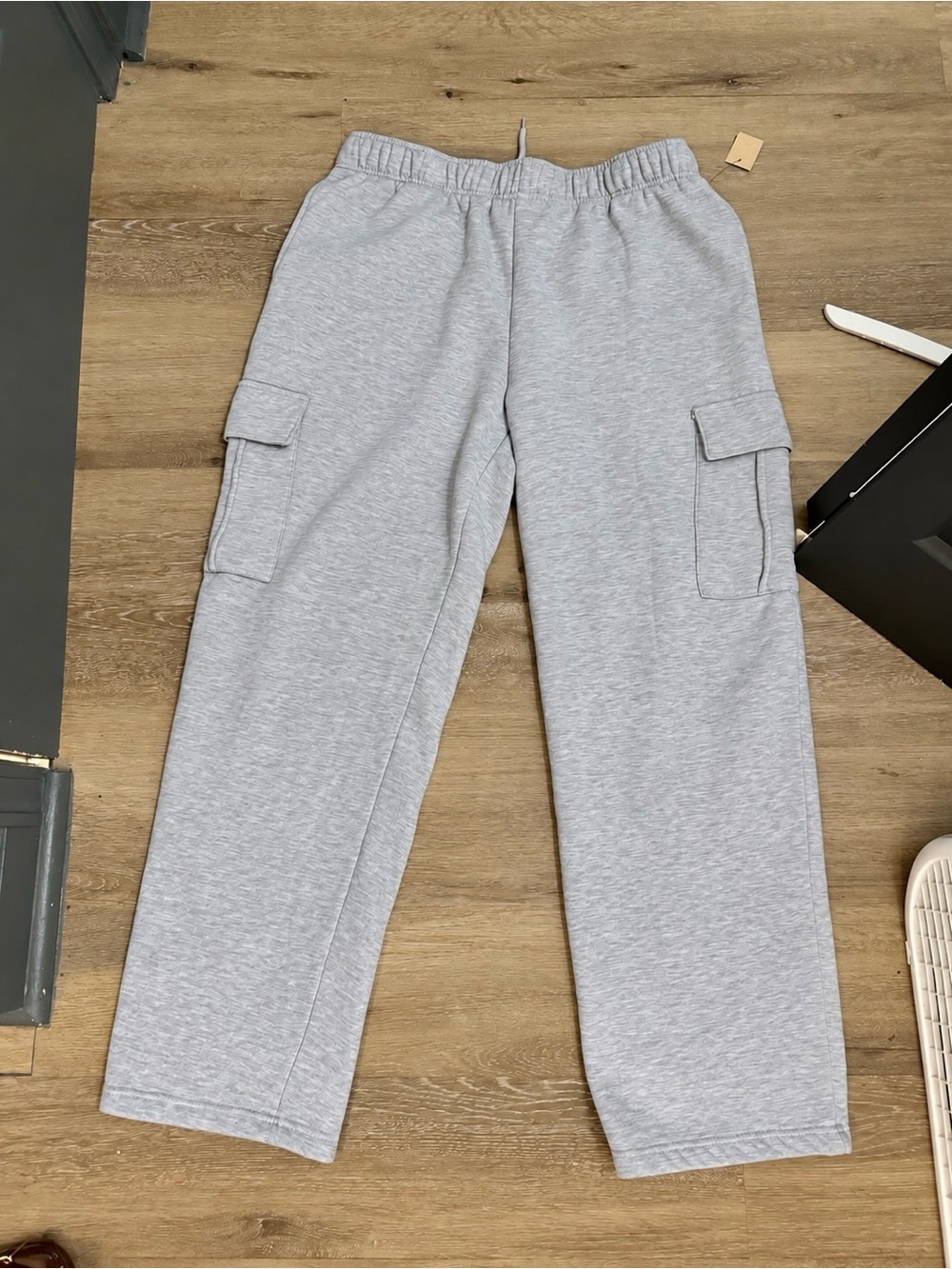 refuge Light Gray Kids Cargo Joggers